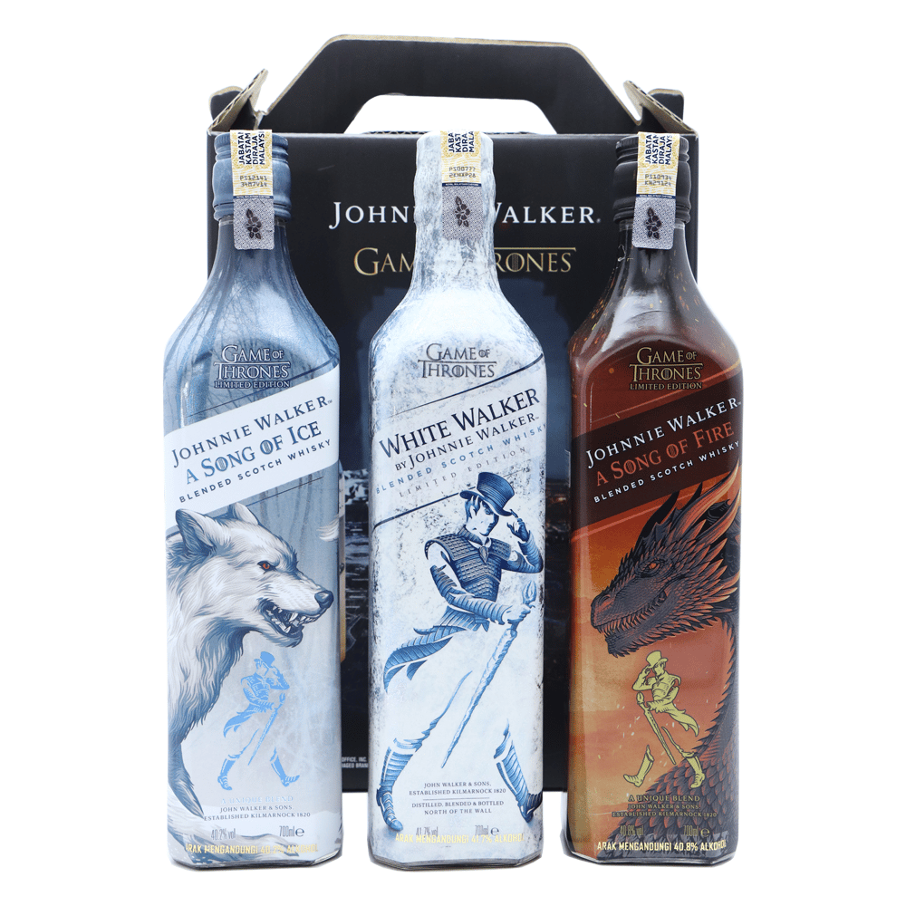 Johnnie Walker GAME of THRONES 限定ラベル Johnnie Walker Game Of Thrones Limited Edition Collection - Whisky.my