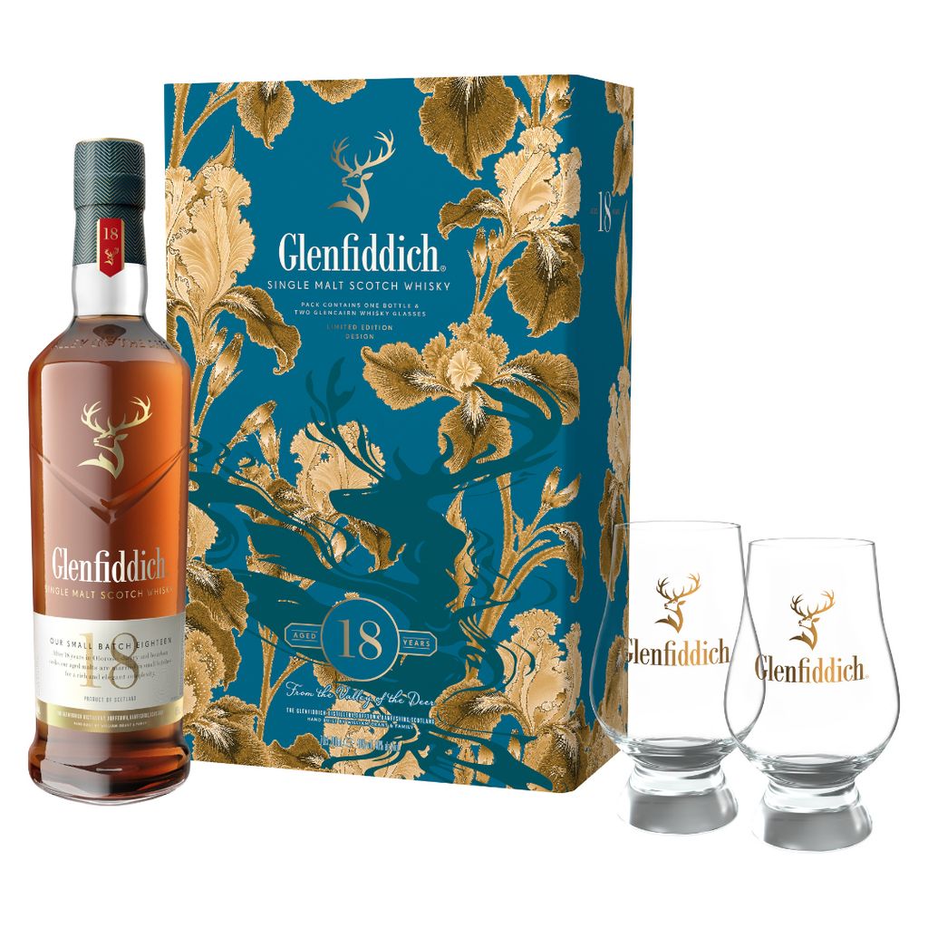 Glenfiddich 15 Years Old with 2 Glass CNY GIFT PACK 2026 - Whisky.my