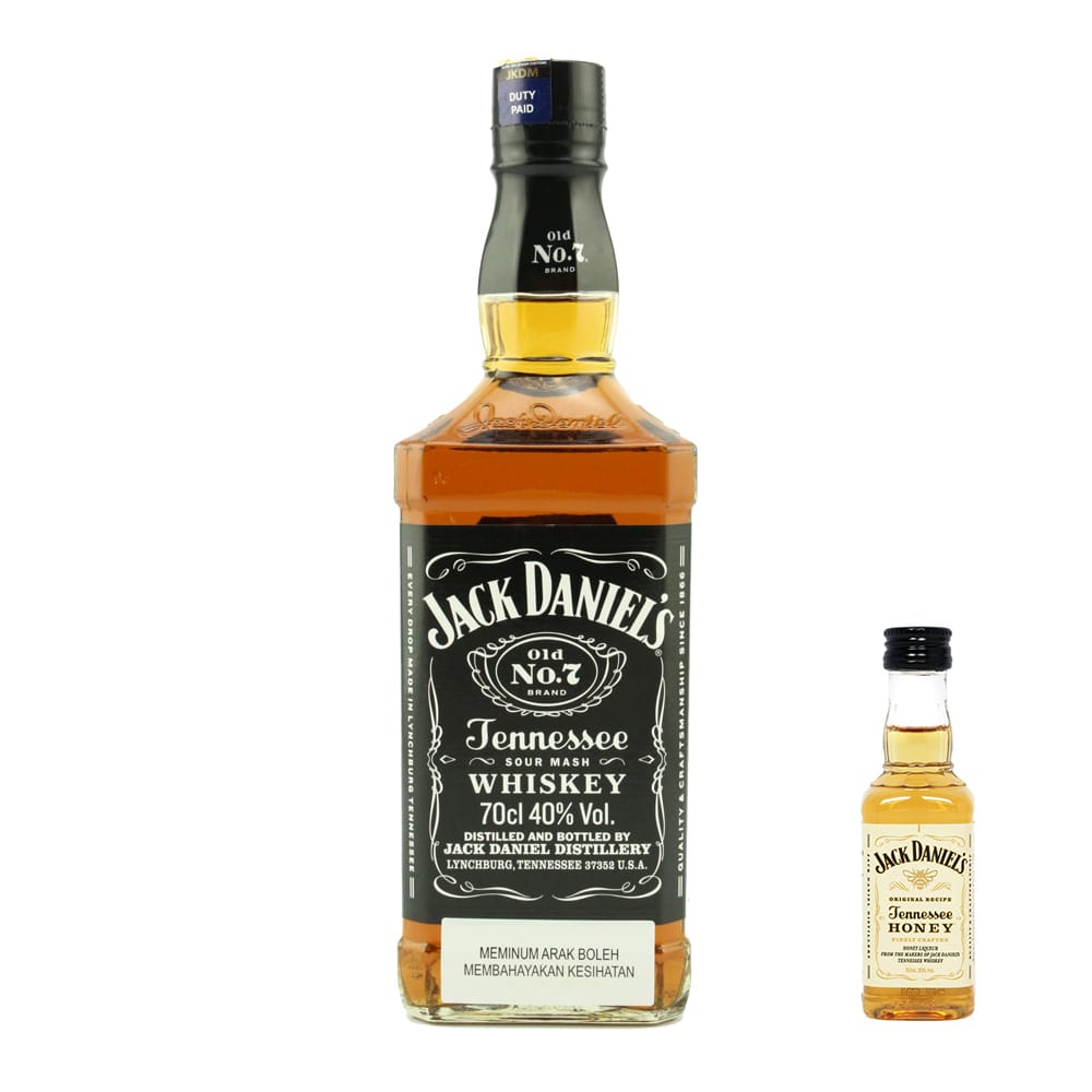 JACK DANIEL’S Old No.7 Black Label With Miniature