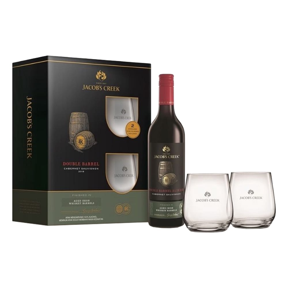 JACOB CREEK Double Barrel Cabernet Sauvignon VAP with 2 Glass