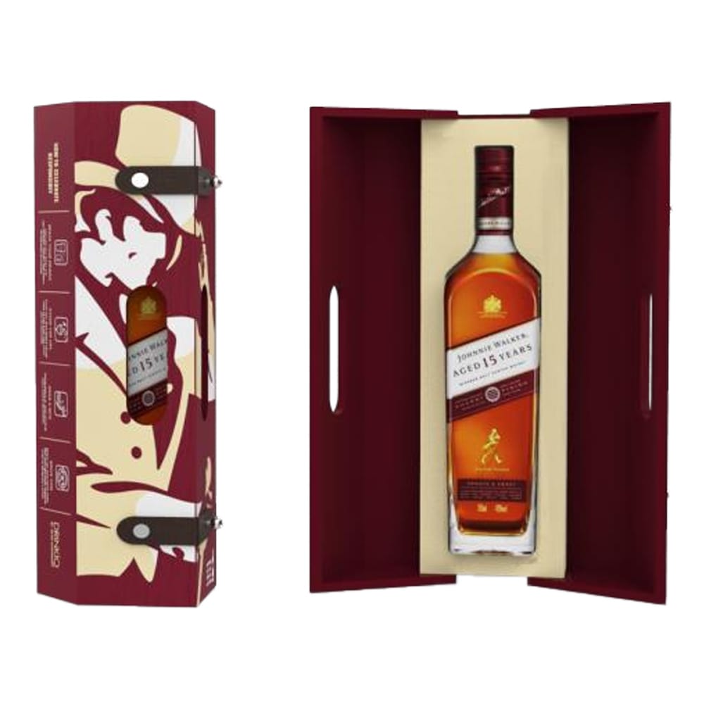 Johnnie Walker 15YO Sherry Wooden Tray 2022