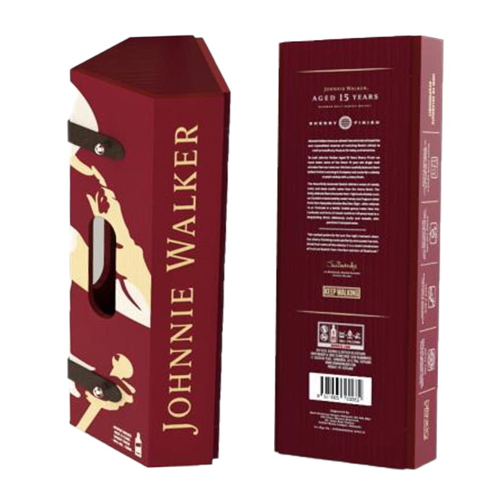Johnnie Walker 15YO Sherry Wooden Tray 2022_1