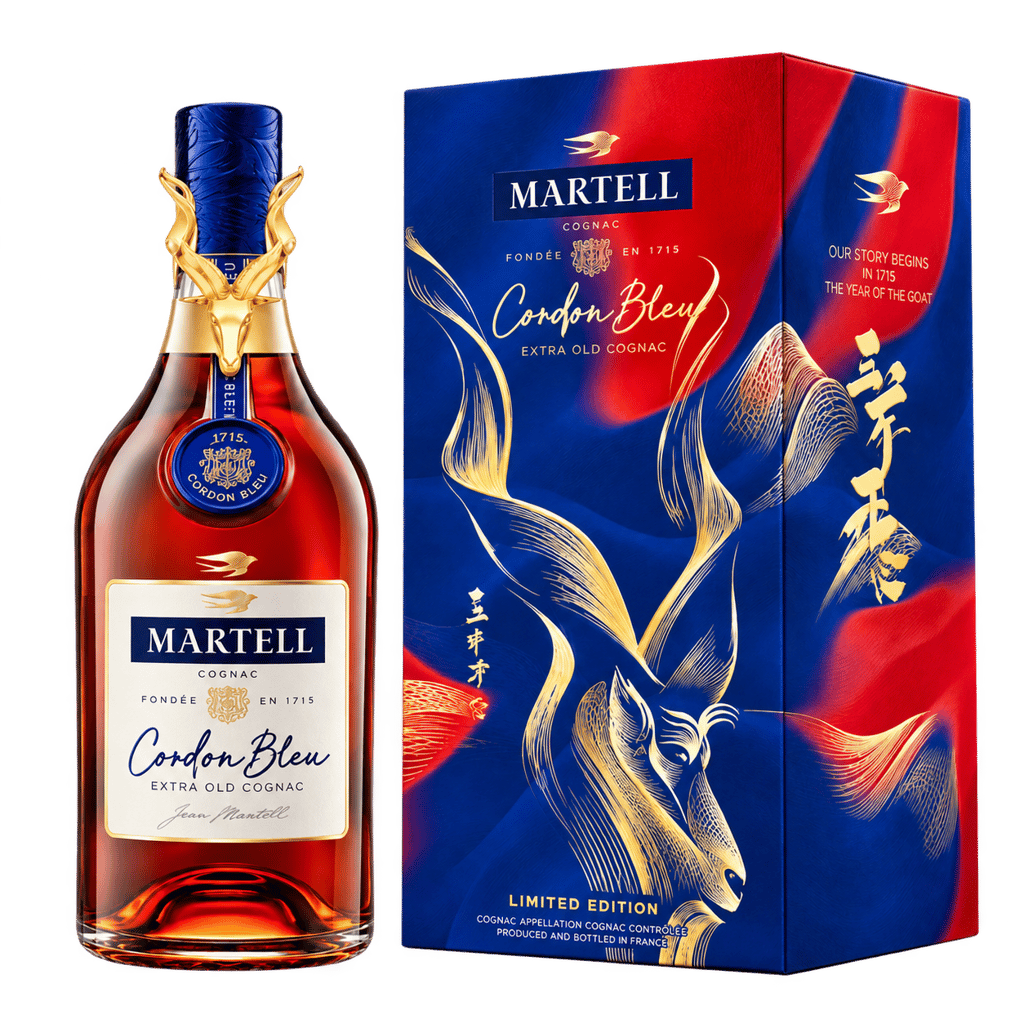 Martell Cordon Bleu CNY 2027 Limited Edition 圆满和谐 Gift Set with 1 Year of the Goat Band of Boundless Harmony