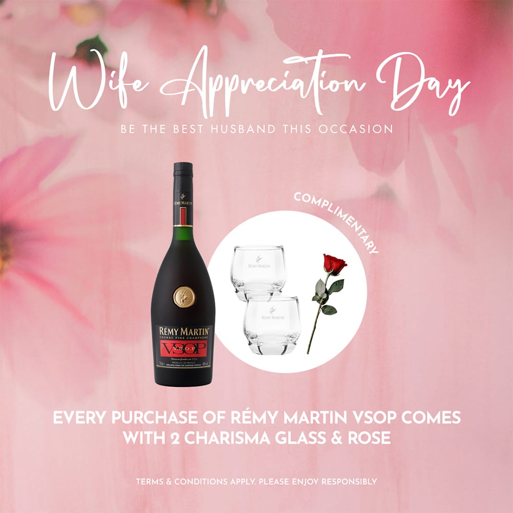 Remy Martin VSOP with Glass