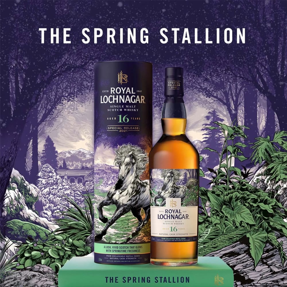ROYAL LOCHNAGAR 16 Year Old The Spring Stallion Legends Untold Collection