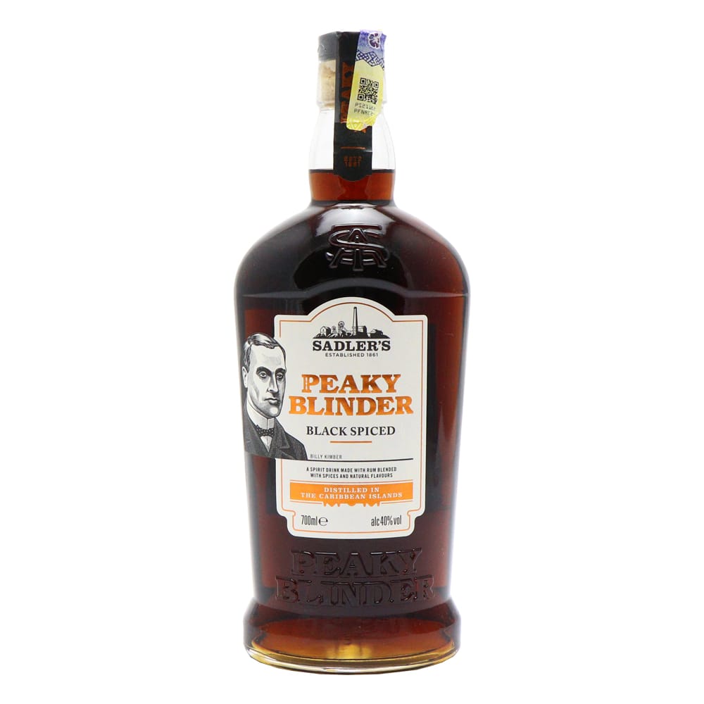 SADLER'S Peaky Blinder Black Spiced Rum - Billy Kimber