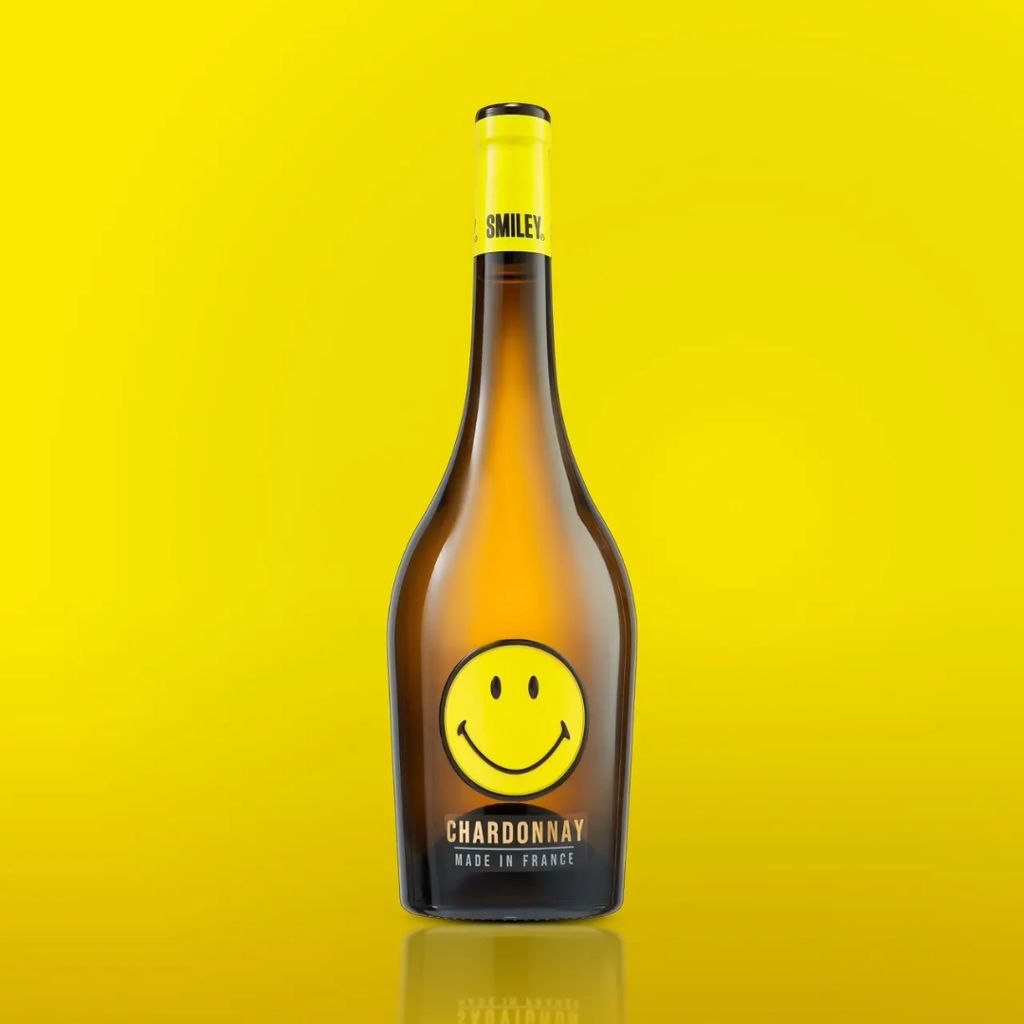 SMILEY® Chardonnay 75cl French white wine bottle
