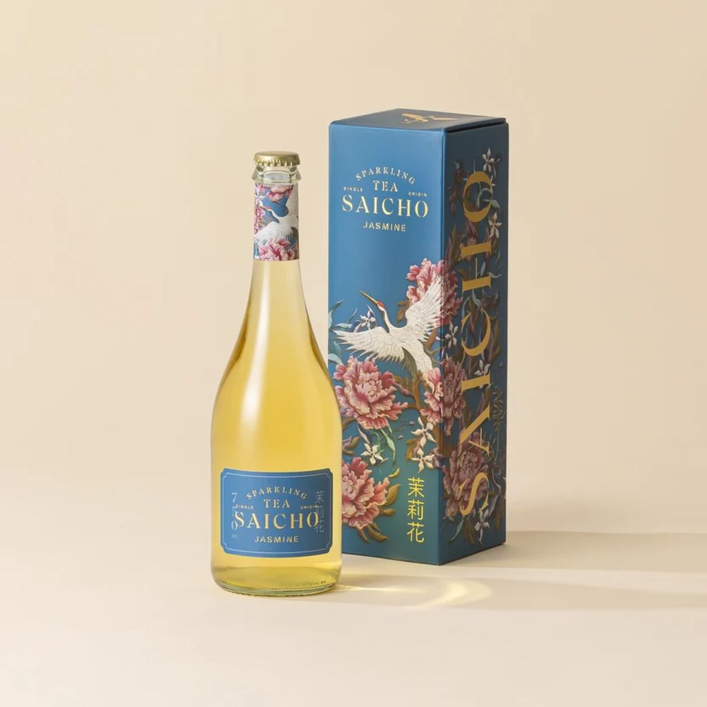 Saicho Jasmine Sparkling Tea Gift Box 0% 750ml