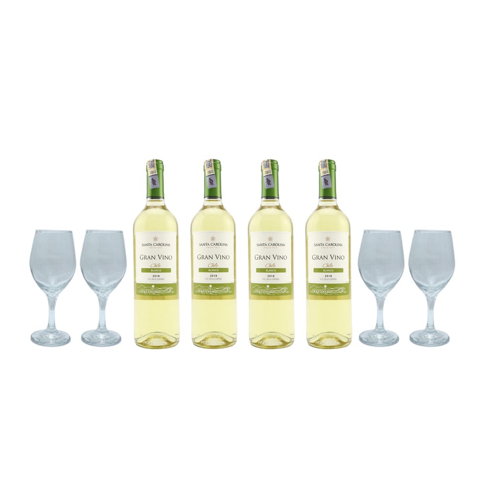 Santa Carolina Gran Vino Blanco Bundle Set