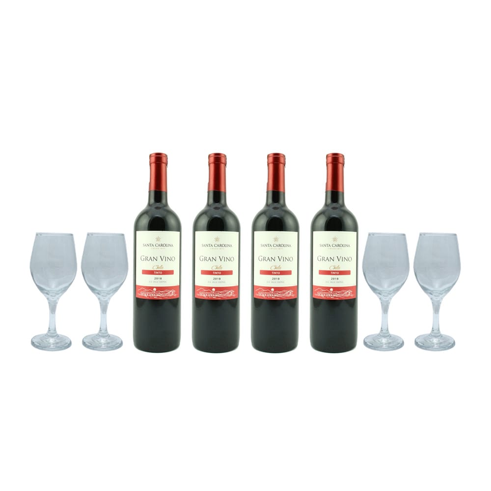 Santa Carolina Gran Vino Tinto Bundle Set