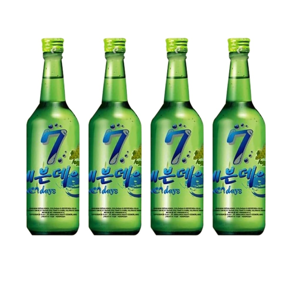 Seven Days Grape Soju ( 4 in 1 ) Set