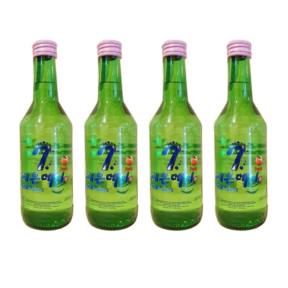 Seven Days Peach Soju ( 4 in 1 ) Set