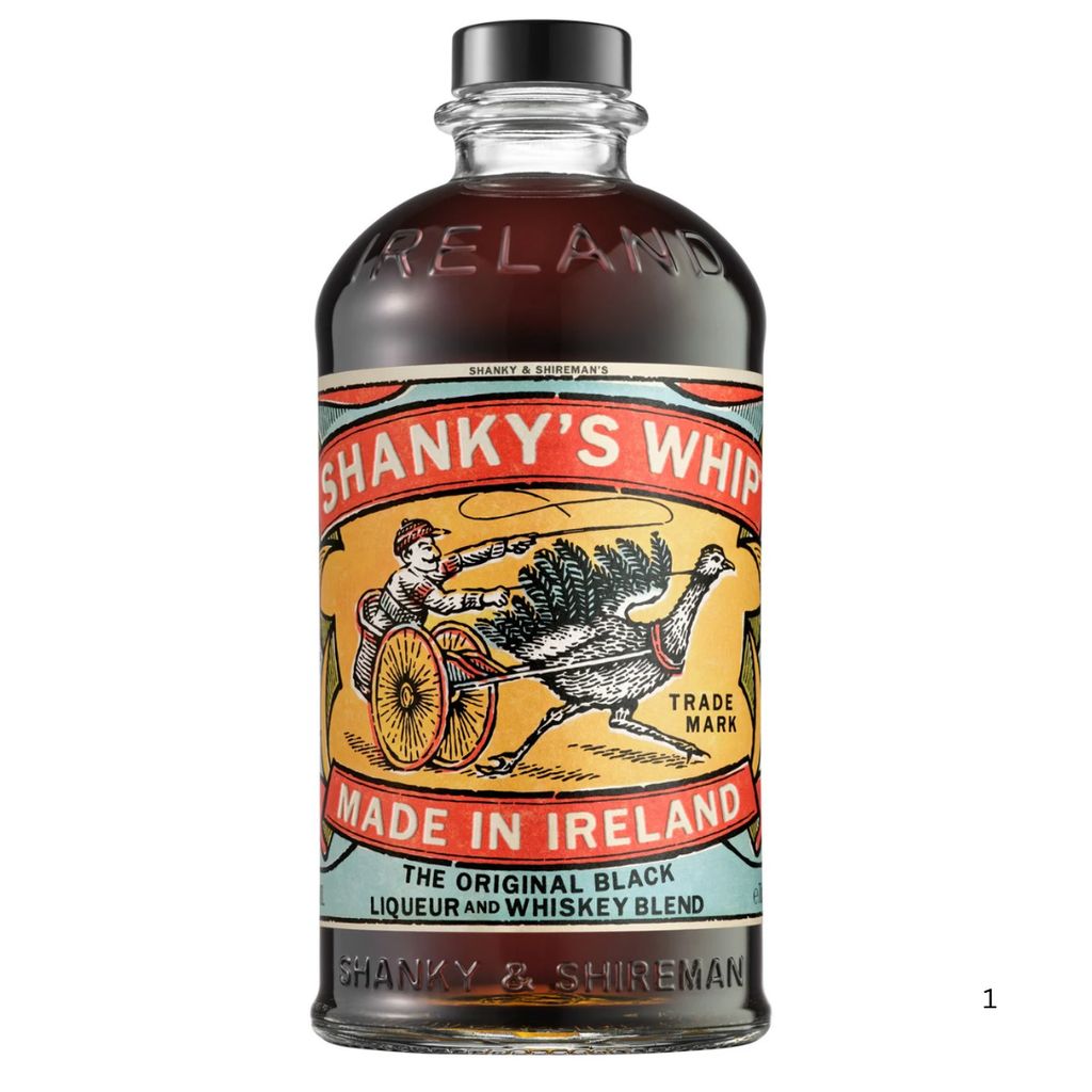Shanky’s Whip Black Irish Whiskey Liqueur 33% 750ml