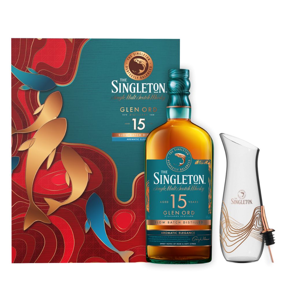 The Singleton Glen Ord 15 Years Carage & Pourer Festive VAP