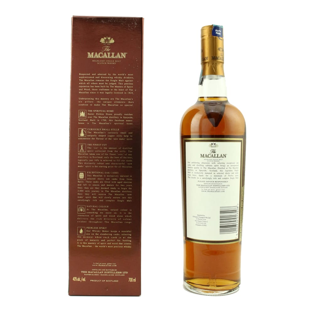 THE MACALLAN 12 Year Old Sherry Oak - Whisky.my