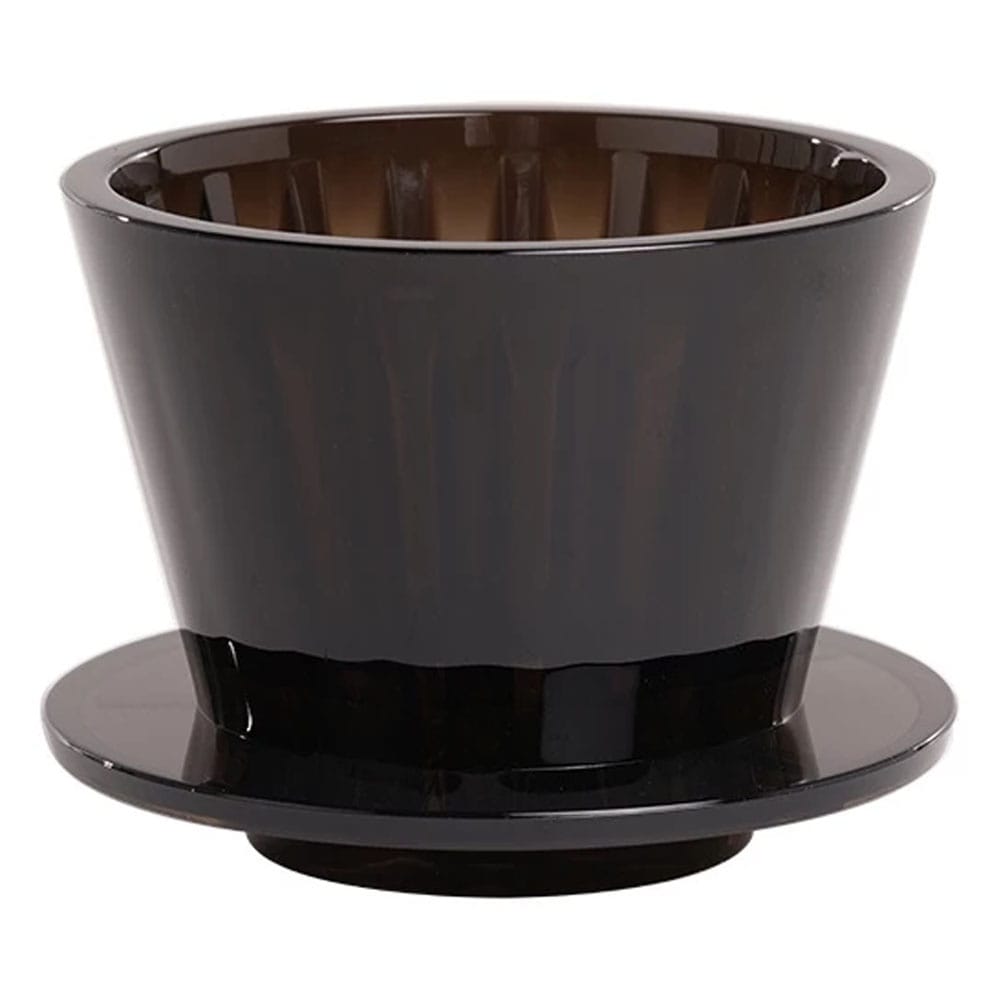 TIMEMORE Crystal Eye B75 Cake Shape Coffee Dripper Crystal Black