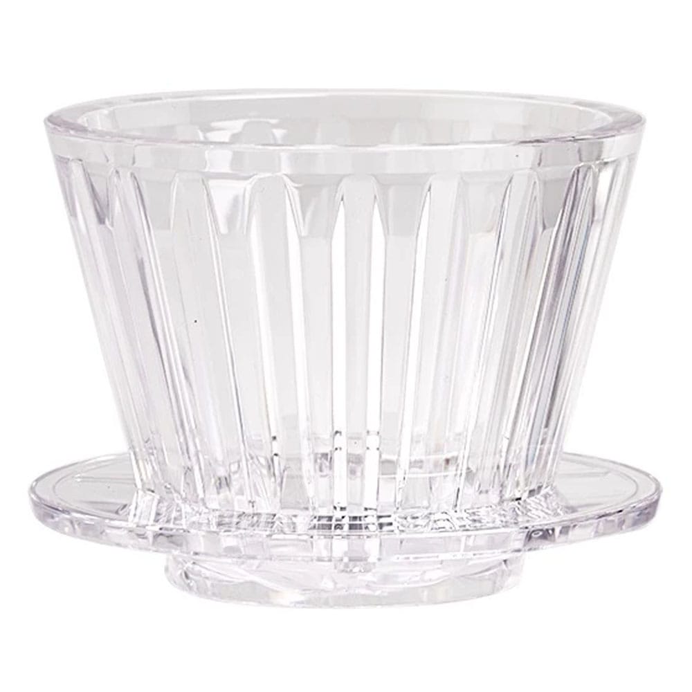 TIMEMORE Crystal Eye B75 Cake Shape Coffee Dripper Crystal White