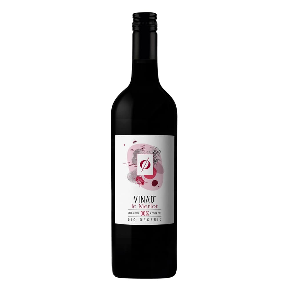 VINA’0° Le Merlot Organic Alcohol Removed Wine
