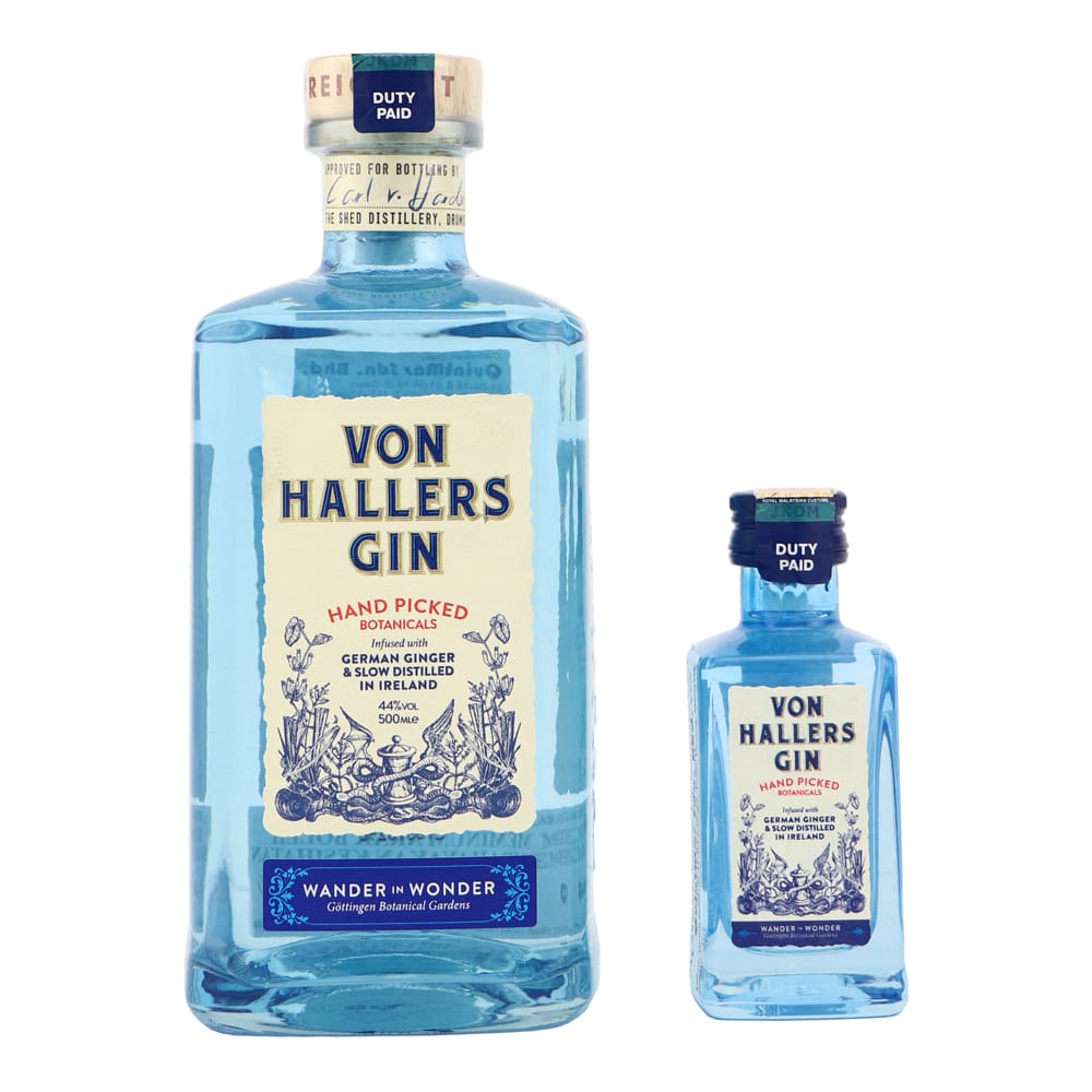 VON HALLERS Gin with 5CL miniature