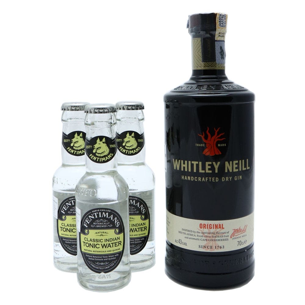 WHITLEY NEILL Handcrafted Dry Gin Original With Tonic Water