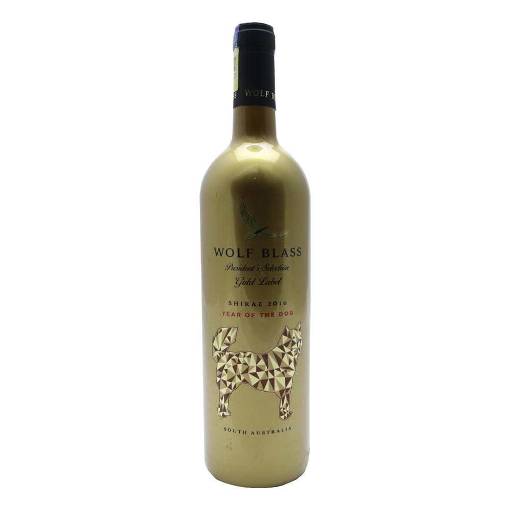 WOLF BLASS Gold Label Shiraz Year of Dog 2