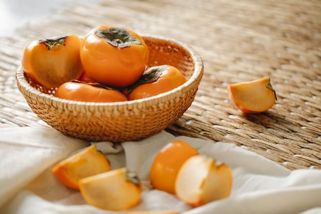 persimmons