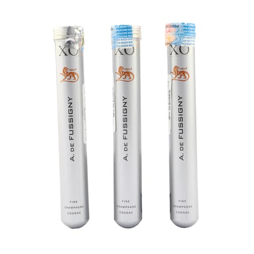 A. DE FUSSIGNY XO Cognac In Cigar Tubes 3X3CL Miniature