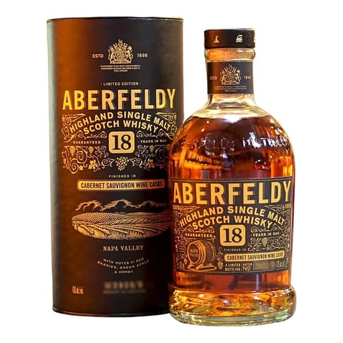 ABERFELDY 18 YEAR OLD Napa Valley Red Wine Cask Finish Whisky