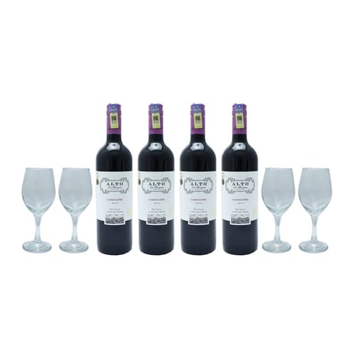 ALTO LOS ROMEROS Carmenere 2019 Bundle Set