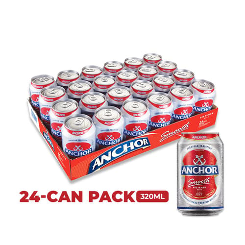 ANCHOR Smooth Pilsener Beer (320ml x 24) 999