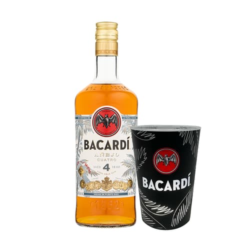 BACARDI ANEJO CUATRO 4 Year Old X LED Illuminated Cup