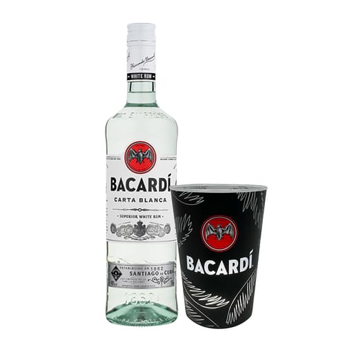 BACARDI Carta Blanca Rum X LED Illuminated Cup