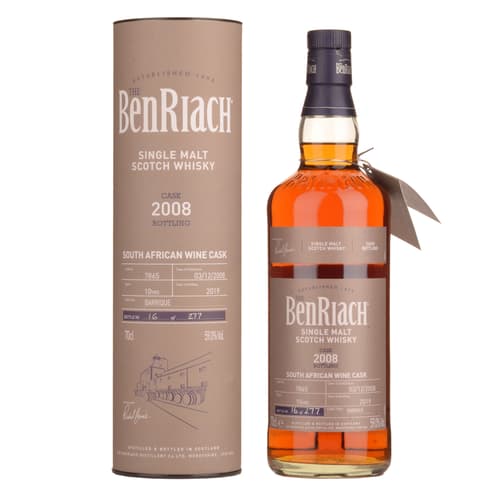 BENRIACH 10 Year Old 2008 Adoro (South African Wine) Barrique Cask #7865