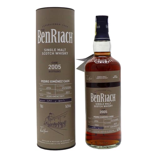 BENRIACH 13 Year Old 2005 Cask Pedro Ximenez Butt