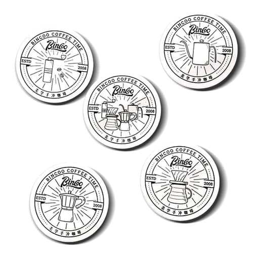 BINCOO Cup and Mug Ceramic Non-Slip Coaster