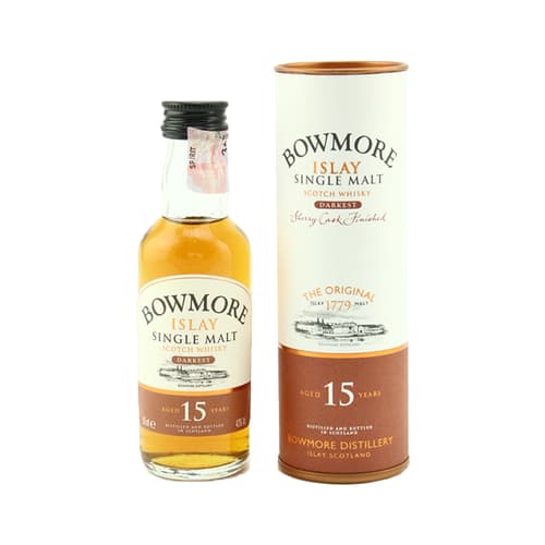 BOWMORE 15 Year Old Darkest Miniature