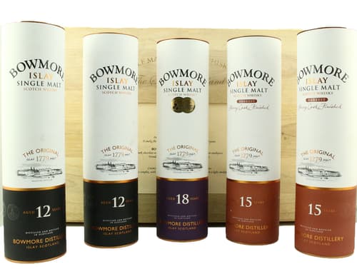 BOWMORE 12YO , 15YO , 18YO SET
