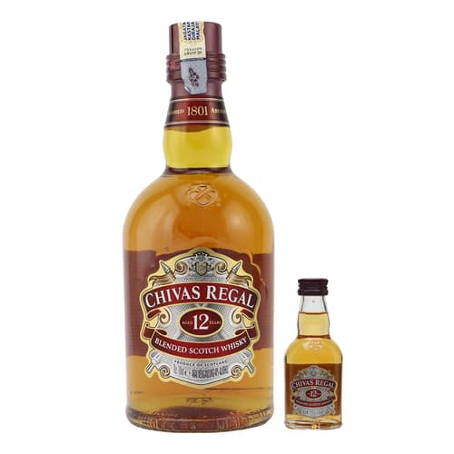 CHIVAS REGAL 12 Year Old with Miniature