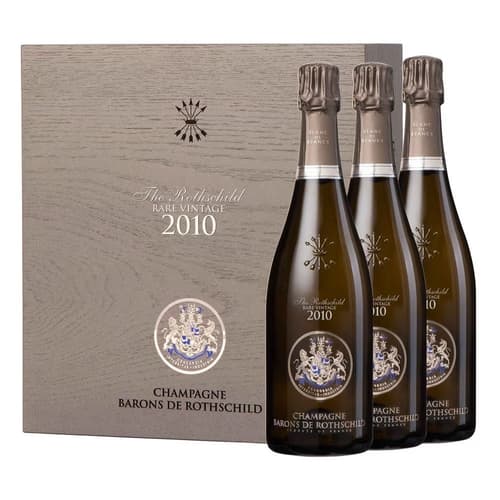 Champagne Barons De Rothschild 2010 Case of 3