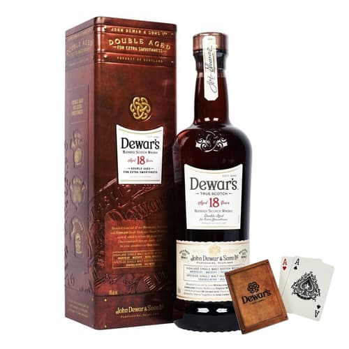 Dewar 18 Year Old with Poker Card
