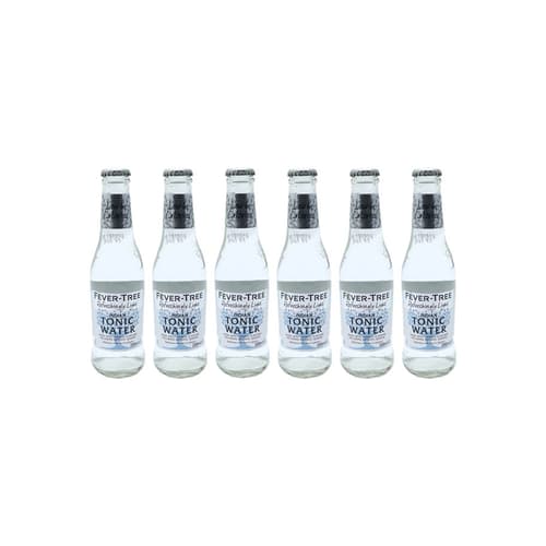 FEVER TREE Refreshingly Light Indian Tonic Water (6 Bottles)