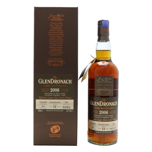 GLENDRONACH 13 Year Old 2006 Single Cask #3359 Oloroso Sherry Puncheon (Batch 17)