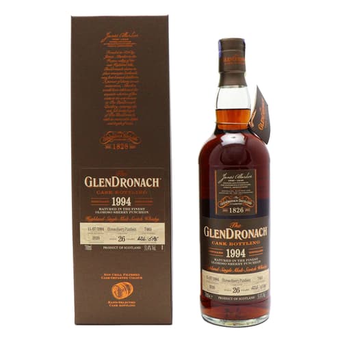 GLENDRONACH 26 Year Old 1994 Oloroso Sherry Puncheon Cask 7465