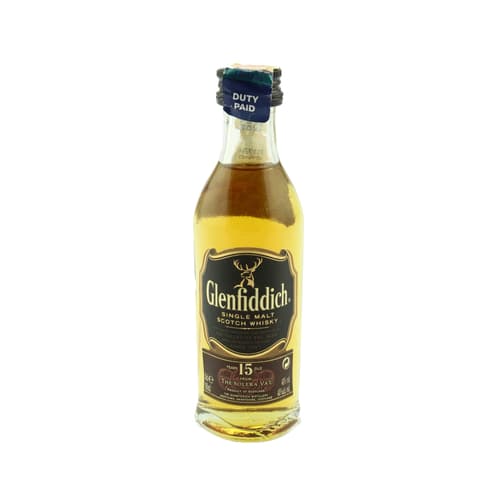 GLENFIDDICH 15 Year Old (Miniature) 50ml