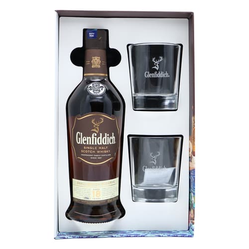 GLENFIDDICH 18 Year Old Gift Pack limited Edition Design