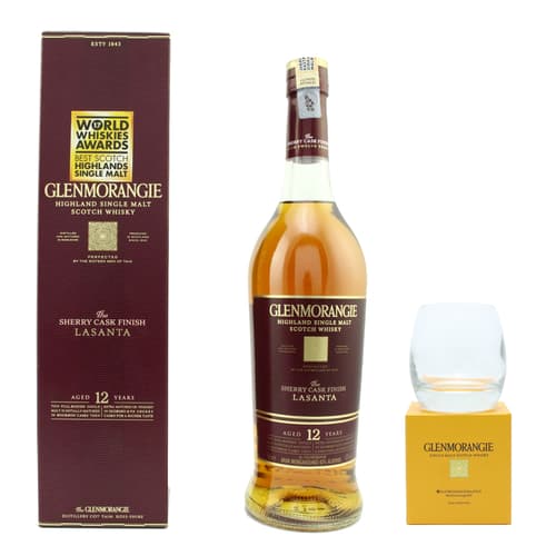 GLENMORANGIE The Lasanta 12 Year Old With Glass