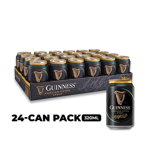 GUINNESS Stout Beer (320ml x 24)