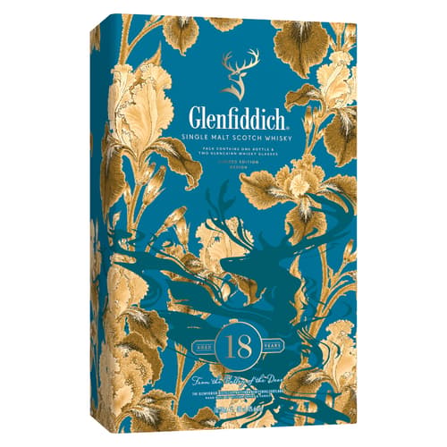 Glenfiddich 18 Years Old Gift Set Box 2025