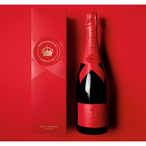 IMOËT & CHANDON BRUT IMPERIAL NV Red Limited Edition 75cl