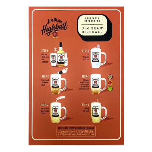 JIM BEAM Highball Set